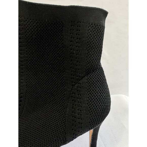 Catherine Malandrino Donito Black Knit Pointed Toe Ankle Booties Women’s 9 - Picture 4 of 10
